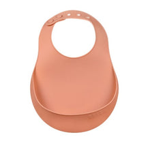 Load image into Gallery viewer, Beaba Silicone Bib - Terracotta
