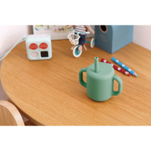 Load image into Gallery viewer, Beaba Silicone Straw Cup - Sage Green