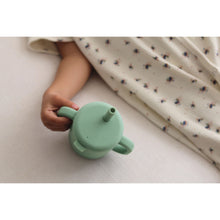 Load image into Gallery viewer, Beaba Silicone Straw Cup - Sage Green