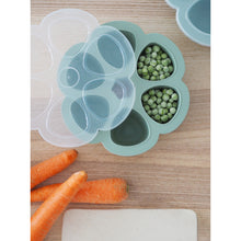 Load image into Gallery viewer, Beaba Multiportions Silicone Freezer Tray 6 x 90ml - Sage Green
