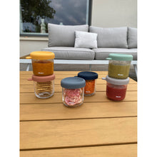 Load image into Gallery viewer, Beaba Set of 6 Glass Portion Jars 250ml