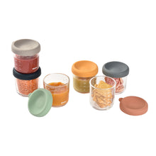 Load image into Gallery viewer, Beaba Set of 6 Glass Portion Jars 250ml