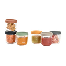 Load image into Gallery viewer, Beaba Set of 6 Glass Portion Jars 250ml