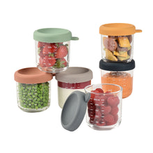 Load image into Gallery viewer, Beaba Set of 6 Glass Portion Jars 250ml