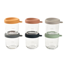 Load image into Gallery viewer, Beaba Set of 6 Glass Portion Jars 250ml