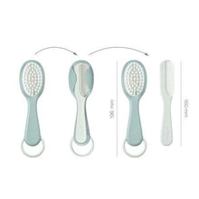 Load image into Gallery viewer, Beaba Baby Brush & Comb - Green Blue