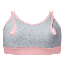 Load image into Gallery viewer, Bravado Designs Clip and Pump Hands-Free Nursing Bra Accessory - Dove Heather with Dusted Peony XL