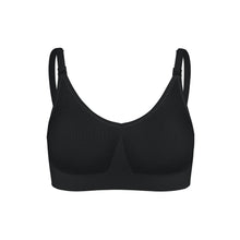 Load image into Gallery viewer, Bravado Designs Body Silk Seamless Nursing Bra - Sustainable - Black S
