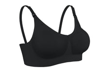 Load image into Gallery viewer, Bravado Designs Body Silk Seamless Nursing Bra - Sustainable - Black L