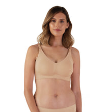 Load image into Gallery viewer, Bravado Designs Body Silk Seamless Nursing Bra - Sustainable - Butterscotch L