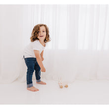 Load image into Gallery viewer, Bubble Wooden Rabbit Pull Along