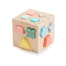 Load image into Gallery viewer, Bubble Wooden Shape Sorting Cube
