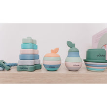 Load image into Gallery viewer, Bubble Silicone Stacking Apple Teether