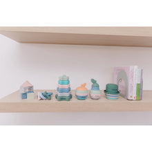 Load image into Gallery viewer, Bubble Silicone Stacking Apple Teether