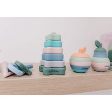 Load image into Gallery viewer, Bubble Silicone Stacking Apple Teether
