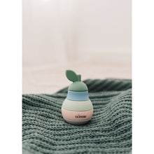 Load image into Gallery viewer, Bubble Silicone Stacking Pear Teether
