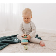 Load image into Gallery viewer, Bubble Wooden Bear Stacking Rings