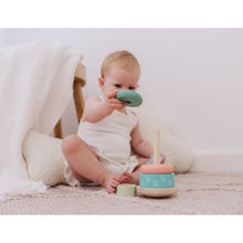 Load image into Gallery viewer, Bubble Wooden Bear Stacking Rings