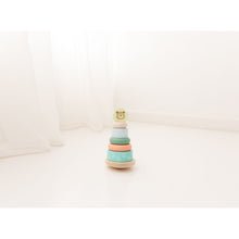 Load image into Gallery viewer, Bubble Wooden Bear Stacking Rings