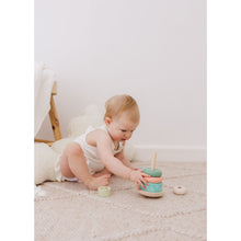 Load image into Gallery viewer, Bubble Wooden Bear Stacking Rings