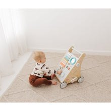 Load image into Gallery viewer, Bubble Wooden Activity Play Walker
