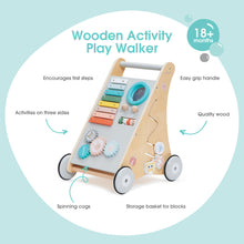Load image into Gallery viewer, Bubble Wooden Activity Play Walker