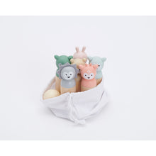 Load image into Gallery viewer, Bubble Wooden Animal Bowling Set