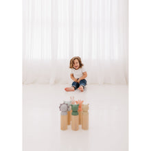 Load image into Gallery viewer, Bubble Wooden Animal Bowling Set