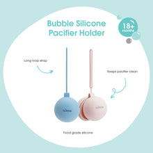Load image into Gallery viewer, Bubble Silicone Pacifier Holder - Pink