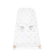 Load image into Gallery viewer, Childhome Evolux Bouncer Cover - Jersey Gold Dots