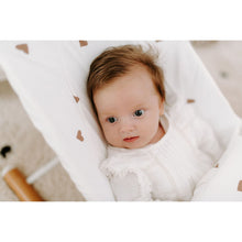 Load image into Gallery viewer, Childhome Evolux Bouncer Cover - Jersey Hearts