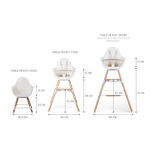 Load image into Gallery viewer, Childhome Evolu One.80° High Chair - Natural White