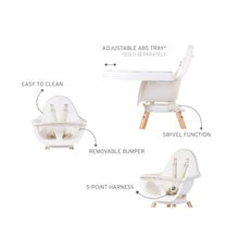 Load image into Gallery viewer, Childhome Evolu One.80° High Chair - Natural White