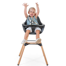 Load image into Gallery viewer, Childhome Evolu 2 High Chair - Natural Anthracite