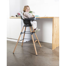 Load image into Gallery viewer, Childhome Evolu Extra Long Legs + Footrest - Natural Anthracite