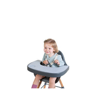 Load image into Gallery viewer, Childhome Evolu Feeding Tray + Silicone Placemat - Anthracite