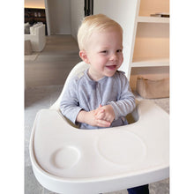 Load image into Gallery viewer, Childhome Evolu Feeding Tray + Silicone Placemat - White