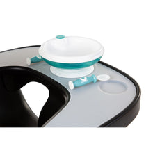 Load image into Gallery viewer, Childhome Evolu Feeding Tray + Silicone Placemat - Black