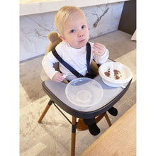 Load image into Gallery viewer, Childhome Evolu Feeding Tray + Silicone Placemat - Black