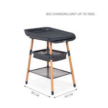Load image into Gallery viewer, Childhome Evolux Changing Table - Natural Anthracite