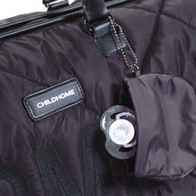 Load image into Gallery viewer, Childhome Mommy Bag Nursery Bag - Puffered - Black