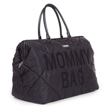 Load image into Gallery viewer, Childhome Mommy Bag Nursery Bag - Puffered - Black