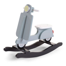 Load image into Gallery viewer, Childhome Rocking Scooter - Mint Blue/Black