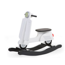 Load image into Gallery viewer, Childhome Rocking Scooter Black/White