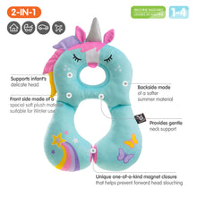 Load image into Gallery viewer, Benbat Travel Friends Total Support Headrest 1-4yrs - Unicorn