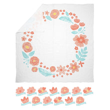 Load image into Gallery viewer, Pearhead Watch Me Grow Photo Blanket - Floral