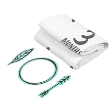 Load image into Gallery viewer, Pearhead Watch Me Grow Photo Blanket - Black & White