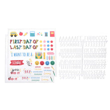 Load image into Gallery viewer, Pearhead First Day of School Letterboard Set with Stickers