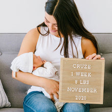 Load image into Gallery viewer, Pearhead Wooden Letterboard Set - Natural