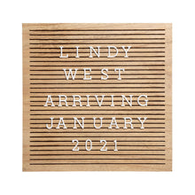 Load image into Gallery viewer, Pearhead Wooden Letterboard Set - Natural